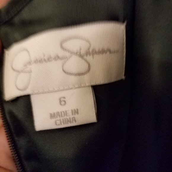 Jessica Simpson Green Party Dress size 6 - Picture 5 of 8